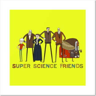 Super Science Friends Posters and Art